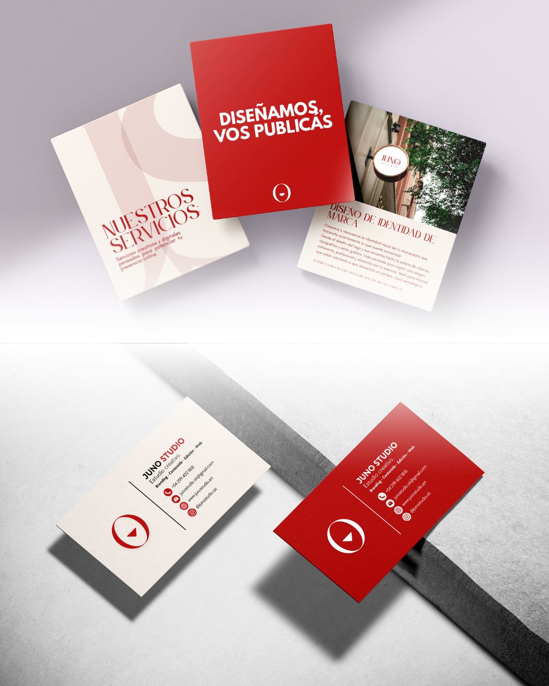 Servicios de diseño gráfico y contenido de JUNO STUDIO